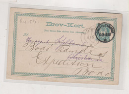 NORWAY  CHRISTIANIA 1887 Postal Stationery - Cartas & Documentos