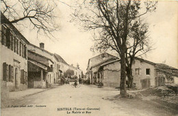 Sistels * La Mairie Et Rue Du Village - Autres & Non Classés