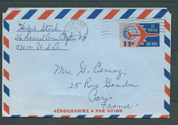Aerogramme De Clifton ( 11 Cents ) Voyagé  En 1964  Vers Paris ( France )  - Malb 10506 - 1961-80