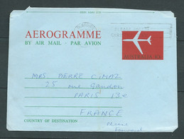 Aerogramme De  Glenside Australie  Voyagé En 1969  Vers Paris ( France )  - Malb 10502 - Cartas & Documentos