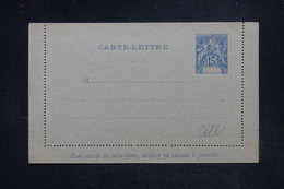 NOSSI BE - Entier Postal Type Groupe (carte Lettre Collée ) ,non Circulé - L 122077 - Covers & Documents