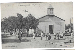CPA Algérie Orleansville L'Eglise - Chlef (Orléansville)
