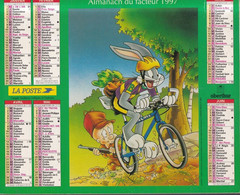 Calendrier De La Poste, Almanach Du Facteur: 1997, MEURTHE & MOSELLE: Bugs Bunny, - Grand Format : 1991-00