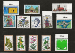 ALLEMAGNE 13 TIMBRES NEUFS (**) - Andere & Zonder Classificatie