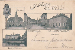 Gruss  Aus  BENFELD  (beau Cachet Au Dos) - Benfeld