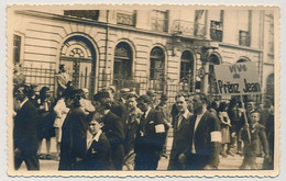 CPA Photo - LUXEMBOURG - Manifestation De Soutien Au Prince Jean Prënz (Année ?) - Koninklijke Familie