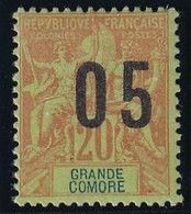 Grande Comore N°23A - Variété Chiffres Espacés - Neuf * Avec Charnière - TB - Unused Stamps