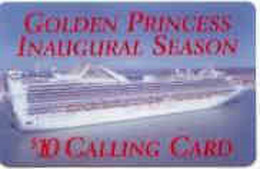 PRINCESS : PRI05 $10 GOLDEN PRINCESS Inaugural Season SATELLITE CARD USED - Altri & Non Classificati