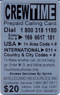 OTHERS : OTH01 $20/24min CREW TIME  (Sprint) SATELLITE CARD USED - Altri & Non Classificati