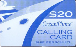OCEANPHONE : OCE04BC Big $20 (Itelsa) Glossy 12/31/03 SATELLITE CARD USED Exp: 12/31/03 - Altri & Non Classificati