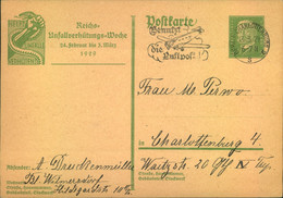 1929, 5 Pfg. Orts-Ganzsachenkarte, Ab CHARLOTTENBURG 2, Sonderkarte - Altri & Non Classificati