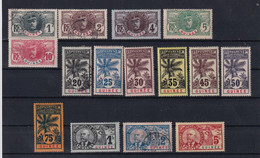 Guinée N°33/47 - Neuf * Avec Charnière - N°33/34,38 & 46 Oblitérés - TB - Unused Stamps