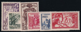 Guinée N°119/124 - Neuf * Avec Charnière - TB - Unused Stamps