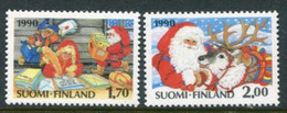 FINLAND 1990 Christmas MNH / **.  Michel 1124-25 - Nuovi