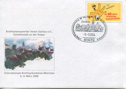 Germany Deutschland Postal Stationery - Cover - Rolf Design - Stamp Exhibition München Dachau - Private Covers - Used