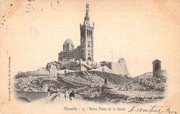 CPA Marseille - 13 - Notre Dame De La Garde - Carte Oblitérée En 1903 à Marseille - Dos Simple - Notre-Dame De La Garde, Funicular Y Virgen