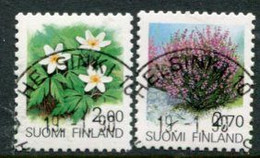 FINLAND 1990 Definitive: Plants Used.  Michel 1100-01 - Used Stamps