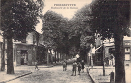 CPA Pierrefitte - Boulevard De La Station - Animé - Pierrefitte Sur Seine