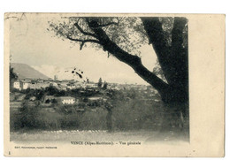 Vence 1911  - Vue Générale - édit Foucachon Puget-Théniers -  CY - Vence