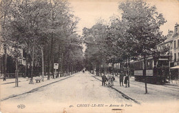 CPA Lot De 2 Cartes - Choisy Le Roi - Avenue De Paris - Tramway Et Le Parc Et L'hotel De Ville - Animé - Choisy Le Roi