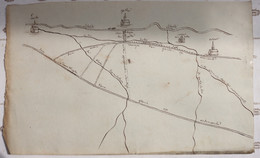 ASPER   ZINGEM  1781  - PLAN VAN NIEUWE STEENWEG - Historische Documenten