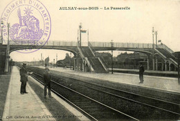 Aulnay Sous Bois * La Passerelle * Ligne Chemin De Fer Seine St Denis * Cachet Militaire 265ème Régiment D'infanterie - Aulnay Sous Bois