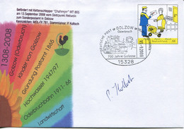 Germany Deutschland Postal Stationery - Cover - Cartoon Design - Track Tractor Mail, Drivers Signature - Privé Briefomslagen - Gebruikt