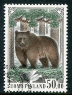 FINLAND 1989 Brown Bear 50 M. Used.  Michel 1090 - Usados