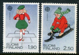 FINLAND 1989 Europa: Children's Games MNH / **.  Michel 1082-83 - Unused Stamps