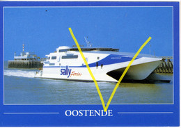 ♥️ Maalboot - Maalboten (fast Ferry Holyman Diamand) Sally Ferries (DOOS - 27) Oostende - Ostende - Oostende