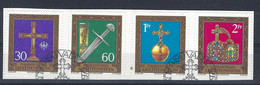 Liechtenstein 1975, Nr. 625-628, Reichskleinodien Aus Der Schatzkammer Der Wiener Hofburg Gestempelt Used - Used Stamps