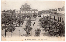 CPA - Algérie - Maison Carrée - Place De La Mairie - Otros & Sin Clasificación