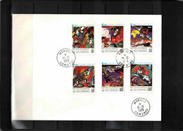 Comores 1978 Space / Raumfahrt ESA Set FDC - Afrika