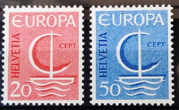 EUROPA 1966 - SUISSE                   N° 776/777                       NEUF** - 1966