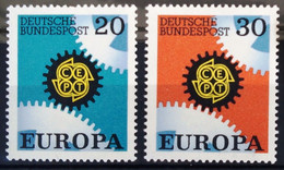 EUROPA 1967 - ALLEMAGNE                  N° 398/399                       NEUF** - 1967