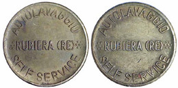 00691 GETTONE JETON TOKEN AUTOLAVAGGIO CAR WASH AUTOLAVAGGIO SELF SERVICE EMILIA ROMAGNA RUBIERA (RE) - Other & Unclassified