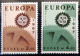 EUROPA 1967 - GRECE                  N° 926/927                       NEUF** - 1967