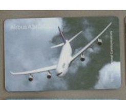 LUFTHANSA : LUF17 LUFTHANSA AIRBUS A340-300 SATELLITE CARD USED - [2] Prepaid