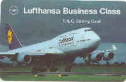 LUFTHANSA : LUF07 --- Business Class Jumbo 747 (no Serial) SATELLITE CARD USED - [2] Prepaid