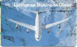 LUFTHANSA : LUF05 --- Business Class Airbus 300 SATELLITE CARD USED - [2] Prepaid