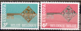 EUROPA 1968 - BELGIQUE                    N° 1452/1453                        NEUF** - 1968