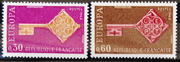 EUROPA 1968 - FRANCE                    N° 1556/1557                       NEUF** - 1968