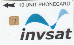 ENGLAND : INV01 10u INVSAT SATELLITE CARD USED - Eurostar, Cardlink & Railcall