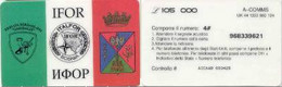 BOSNIA : BOS29 105000Lit ITALFOR    Ital.Flag SATELLITE CARD USED - Bosnie