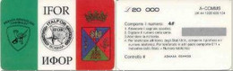 BOSNIA : BOS26 20000Lit ITALFOR    Ital.Flag SATELLITE CARD MINT - Bosnien