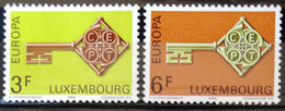 EUROPA 1968 - LUXEMBOURG                  N° 724 (**) / 725 (*) - 1968