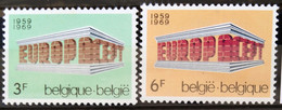 EUROPA 1969 - BELGIQUE                  N° 1489/1490                     NEUF* - 1969