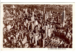 NEW YORK - Aerial View From Mid-New York From Penna Station To East River - Non Circulé - Panoramische Zichten, Meerdere Zichten