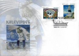 ESTONIA /ESTLAND /EESTI /ESTONIE - EUROPA 2022 -" STORIES &  MYTHS ".- FDC Of  The SET -N - 2022