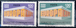 EUROPA 1969 - TURQUIE                  N° 1891/1892                    NEUF** - 1969